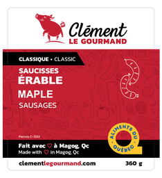 [35997] Grosses saucisses Érable Préemballé 6x4un
