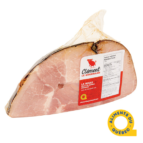 jambon a cuire fesse desossee boule 9x1kg clement le gourmand